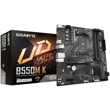 GIGABYTE Motherboard B550M K AM4 4DDR4 DP/HDMI mAT