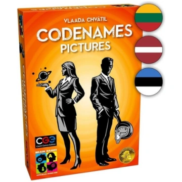 Galda spēle Codenames Pictures LT, LV, EE Brain ga
