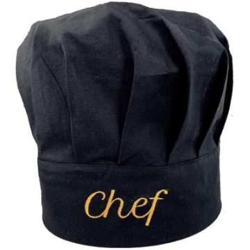 Pet-Jos Chef Chef cepure, Unisex kokvilnas šefpavā