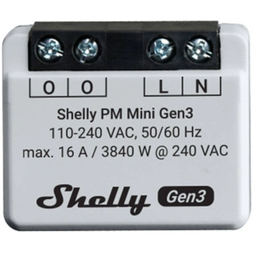 Shelly PM Mini Gen3 Controller, WiFi/Bluetooth PMm