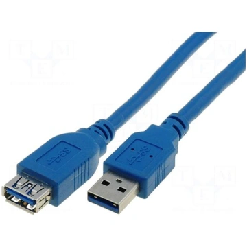 Cable | USB 3.0 | USB A socket,USB A plug | nickel