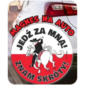 HENRY Magnes na auto SKRÓTY — automašīnas magnēts,