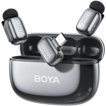 Boya wireless microphone mini 2-02 USB-C, lunar si