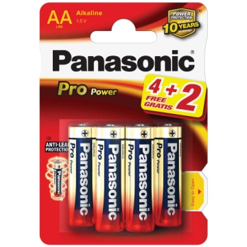 Baterijas Panasonic LR6PPG Pro Power, AA, 1.5 V