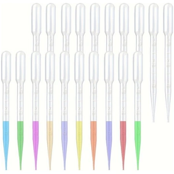 100 gabali/komplekts 3ML Plastmasas Pipetes ar Cau