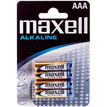 Maxell Battery Alkaline LR-03 AAA 4-Pack Single-us