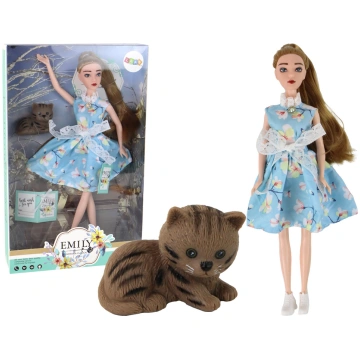 Lelle ar aksesuāriem Lean Toys Emily Spring, 30 cm