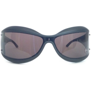 Occhiali da sole unisex acetato opaco nero Les Cop