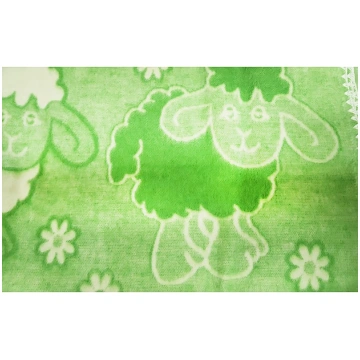 URGA vilnas sega 135x100cm LAMB, zaļš, IZPĀRDOŠANA
