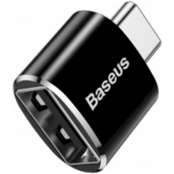 Adapteris Baseus USB Type-C Male - USB-A Black CAT