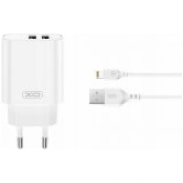 XO CE34 + Lighting Cable White lādētājs CE34-XO