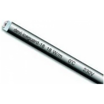Caur. apsildes kabelis Pipeguard-18W/m pie 10°C pa