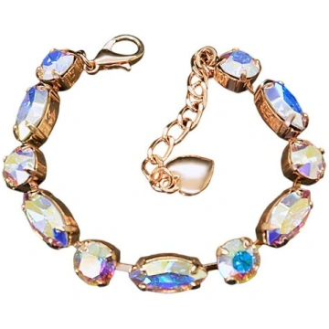 Aproce "Šiks II (Aurora Borealis)" ar Swarovski™ k