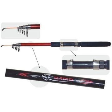 Makšķere Fish2Fish RAPID SHORT RED 300 (10-40)