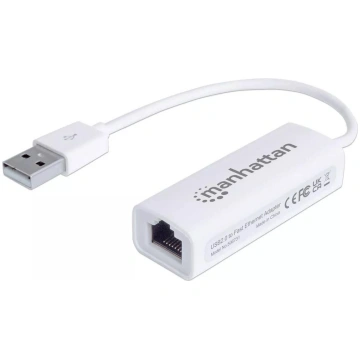 Ethernet adapteris Manhattan USB-A Fast Ethernet A