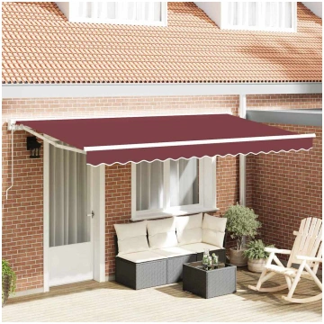 Markīzes rezerves audums burgundijas sarkanais 4 x