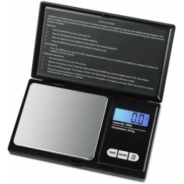 Virtuves svari Precīzijas svari 200 g/0,01 g mazi 