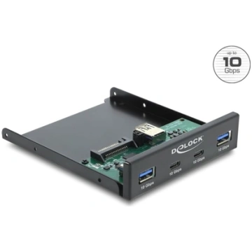 Delock Front Panel 3.5″ USB 10 Gbps 2 x USB Type-C
