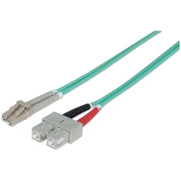 Intellinet Fiber optic cable LC-SC duplex 3m 50/12