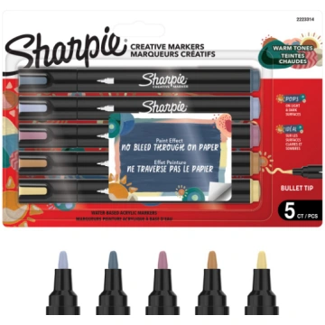 Sharpie - Creative Acrylic 5Blister - Warm Tones -