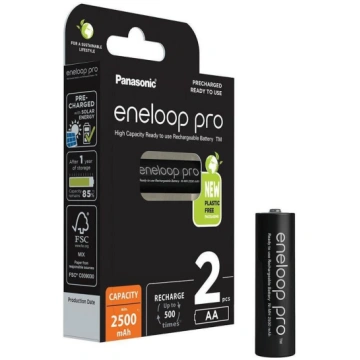 Panasonic Eneloop Pro Baterijas AA 2500mAh uzlādēj