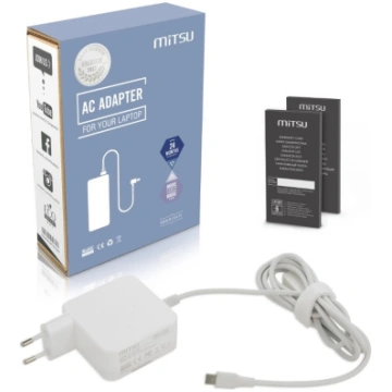 Maiņstrāvas adapteris, C tipa USB 45 W (balts) Mit