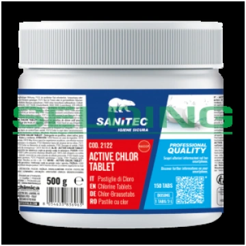 Hlora tabletes Sanitec ACTIVE CHLOR TABLET, 150gab