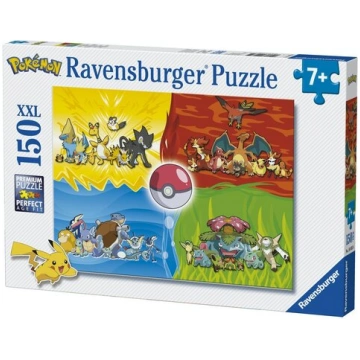 Puzles Pokémon 150 gabali XXL - Dažādi Pokémon vei
