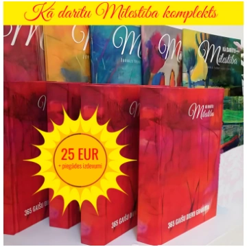 "Kā darītu Mīlestība" dāvanu komplekts (365 gaišu 