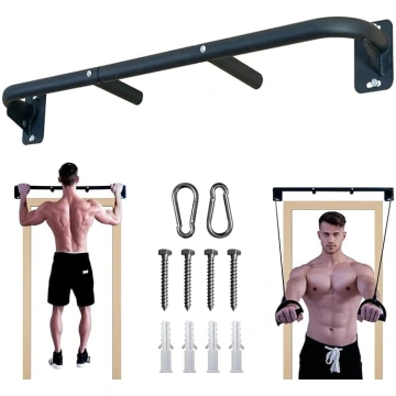Fitarc Wall Mount Pull Up Bar, Joist Mount Chin Up