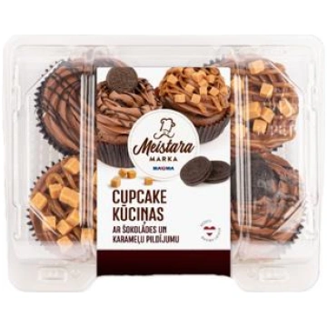 Kūciņas Cupcake šokolādes un karameļu MEISTARA MAR