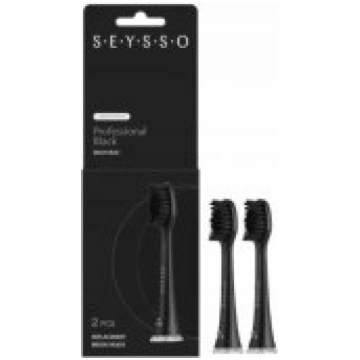 Seysso Brush Head Carbon Professional Black 2pcs a