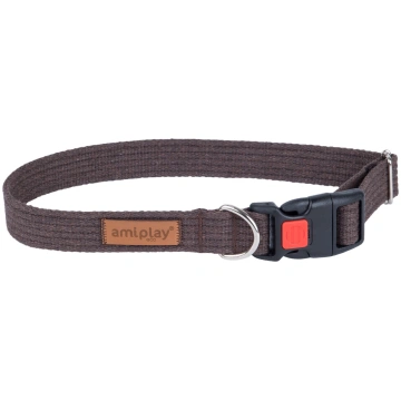 Kaklasiksna suņiem Amiplay Cotton with Lock, brūna