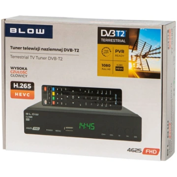 DVB-T2 decoder BLOW 4625FHD H.265 H.265 V2 tuner 7