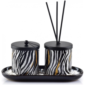 Mondex Scent difuzorius+žvakė 23x9xH9cm ZEBRA HTTP