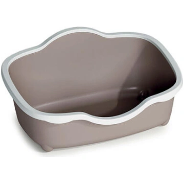 Stefanplast Kaķu tualete TRES CHIC Open (balts/pud