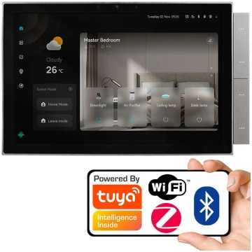 Tuya viedais 10" skārienpanelis ar ZigBee vārteju,