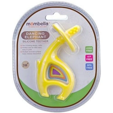 MOMBELLA zobgrauzis Dancing Elephant Lemon 3m+ P80