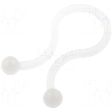 Cable clips | 4.4mm | polyamide | natural | UL94V-
