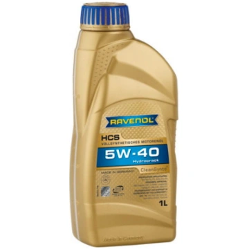 Sintētiska motoreļļa 5W40 RAVENOL HCS Cleansynto 1
