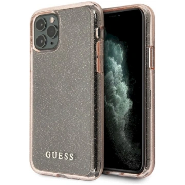 Guess GUHCN65PCGLPI Hardcase Glitter Aizsargapvalk