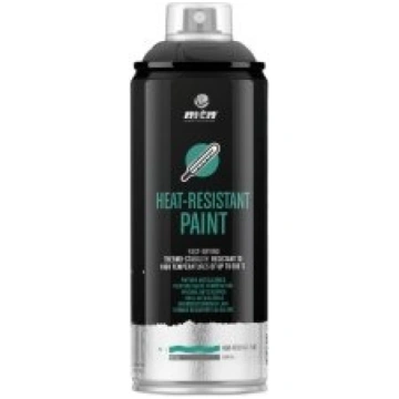 Montana Aerosolkrāsa 400ml PRO melna karstumizturī