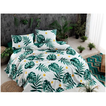 Gultas pārklājs Mijolnir Monstera 162ELR9393, balt