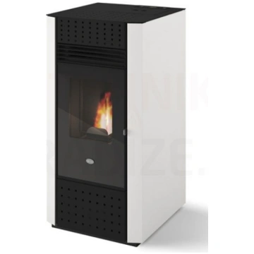 EVA CALOR granulu kamīns-krāsns IRMA 9.2kW (balts)