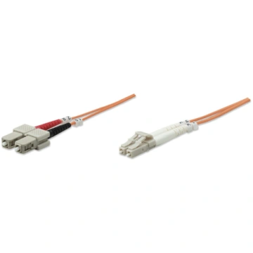 Intellinet Fibre Optic Patch Cable, Duplex, Multim