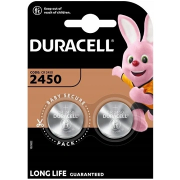 Duracell CR2450 Batteries 3V, 2pcs. 152137
