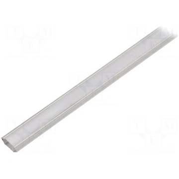 Profiles for LED modules | white | angular | natur