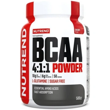 Nutrend BCAA 4:1:1 pulveris, ķiršu - 500 grami