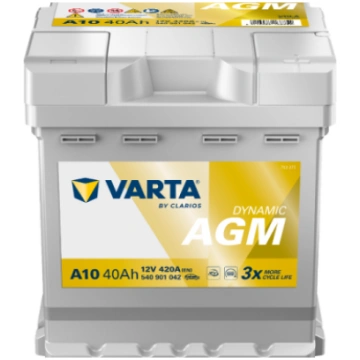 VARTA - AGM A10 - 12V | 420A | 40Ah