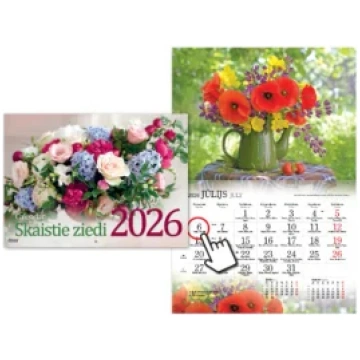 Sienas kalendārs SKAISTIE ZIEDI 2026 65890_30